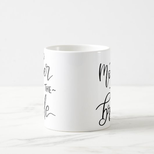 Mindestmutter der Braut | Typografie Kaffeetasse (Mittel)