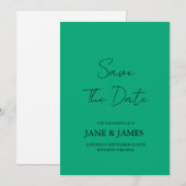 Mindestschrift Foto Termin speichern Save The Date (Vorne/Hinten)