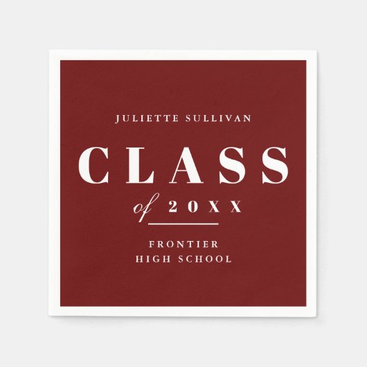 Mindeststufe Serviette (Vorderseite)