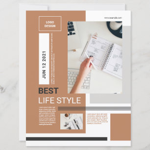 Mindestvorlage für Flyer   Sauber und modern