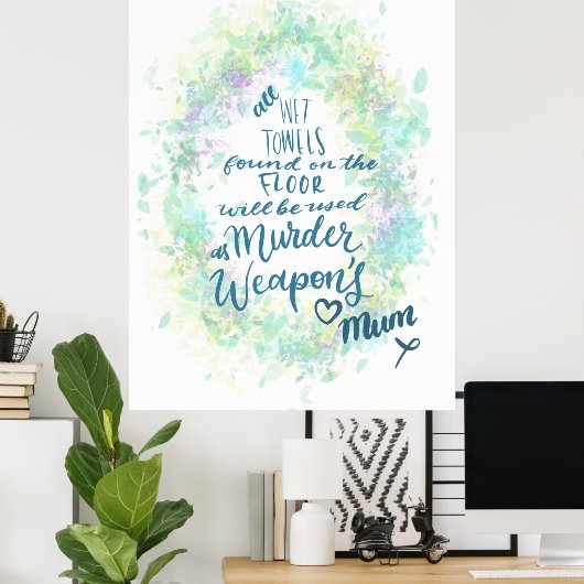 Mindestvorschriften Poster (Heimbüro)