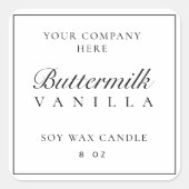 Mindestwert für das JAR-Branding Quadratischer Aufkleber (Vorderseite)