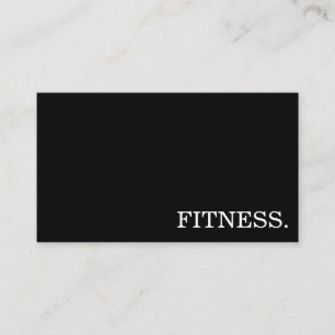 Mindestwert für Fitness-Trainer Visitenkarte