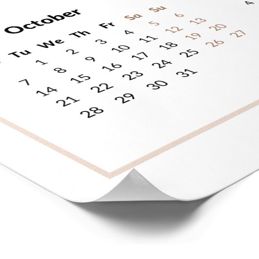 Mindestzeitplan für 2024 poster (Ecke)