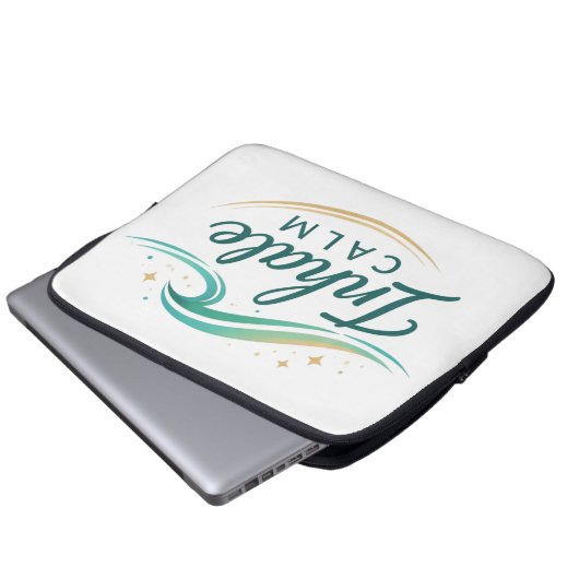 Mindful Breathing Relaxation Design Laptopschutzhülle (Vorne Knopf)