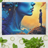 Mindful Cosmic Journey Geschirrtuch (Gefaltet)