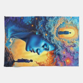 Mindful Cosmic Journey Geschirrtuch (Horizontal)