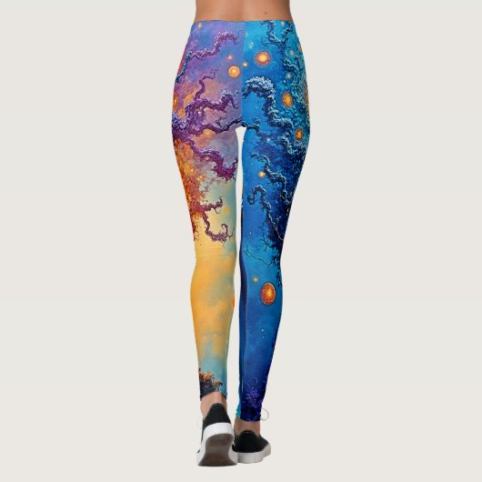 Mindful Cosmic Journey Leggings (Rückseite)