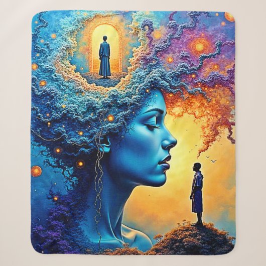 Mindful Cosmic Journey Sherpadecke (Vorderseite)