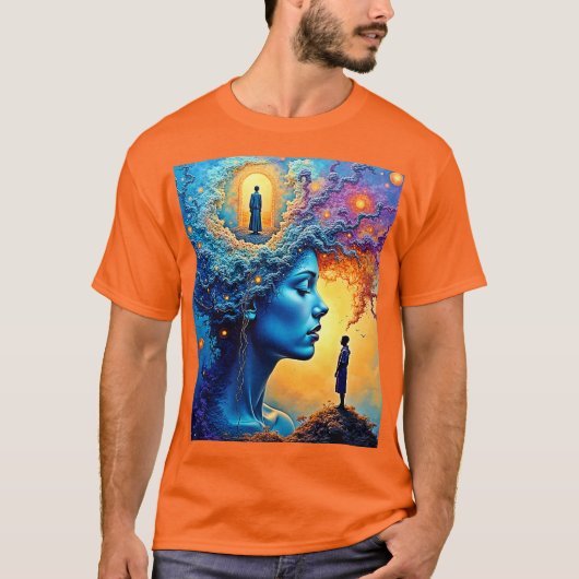 Mindful Cosmic Journey T-Shirt (Vorderseite)