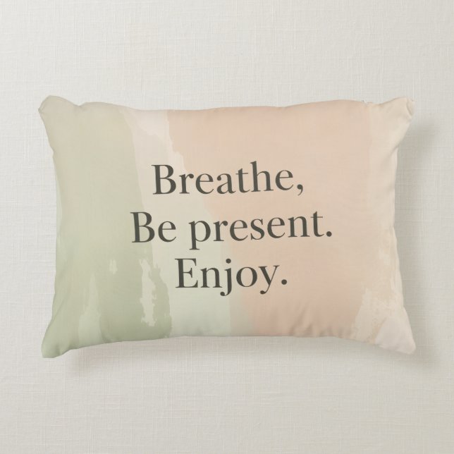 Mindful Message Accent Pillow Dekokissen (Vorderseite)