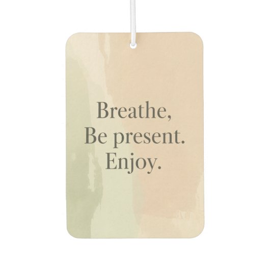 Mindful Message air freshener Autolufterfrischer (Vorderseite)
