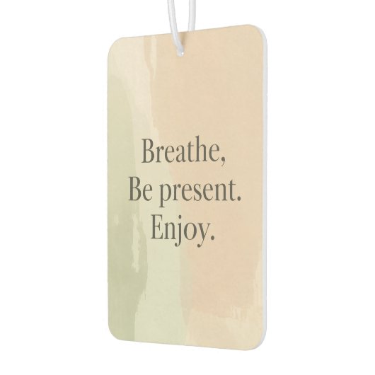 Mindful Message air freshener Autolufterfrischer (Links)