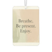 Mindful Message air freshener Autolufterfrischer (Rückseite)
