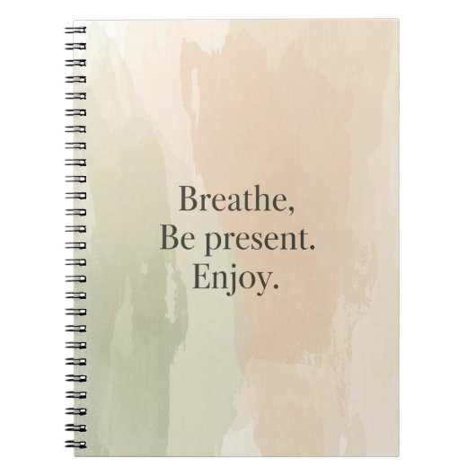 Mindful Message Note Book Notizblock (Vorderseite)