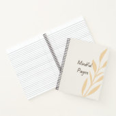 Mindful Pages Minimal Aesthetic Notebook  Notizblock (Innenseite)