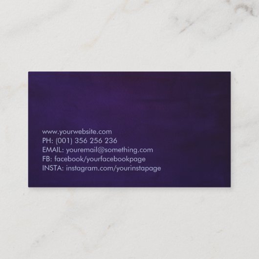 Mindful Wings - Schmetterlingshirn Visitenkarte (Rückseite)