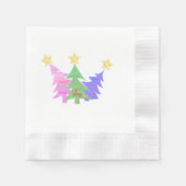 Mindful Word Art Napkins Serviette (Vorderseite)