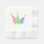 Mindful Word Art Napkins Serviette (Vorderseite)