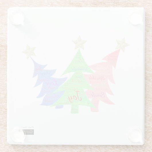 Mindful Word Art - Untersetzer (Rückseite)