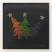 Mindful Word Art - Untersetzer (Vorderseite)