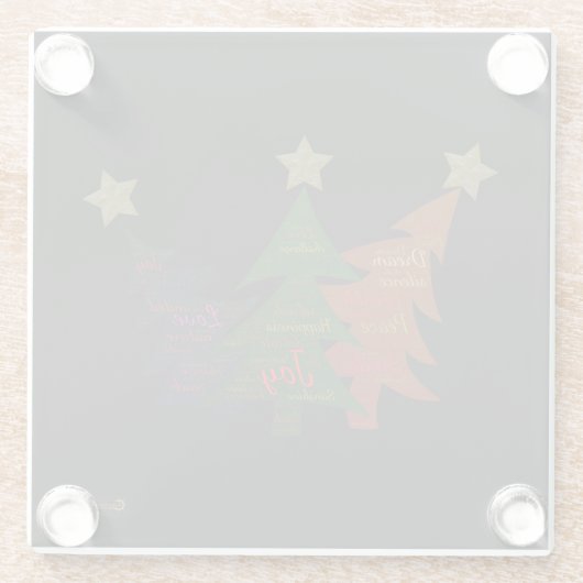 Mindful Word Art - Untersetzer (Rückseite)