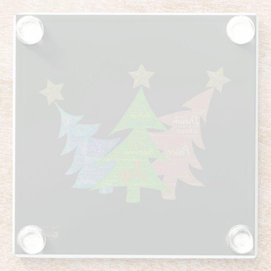 Mindful Word Art - Untersetzer (Rückseite)