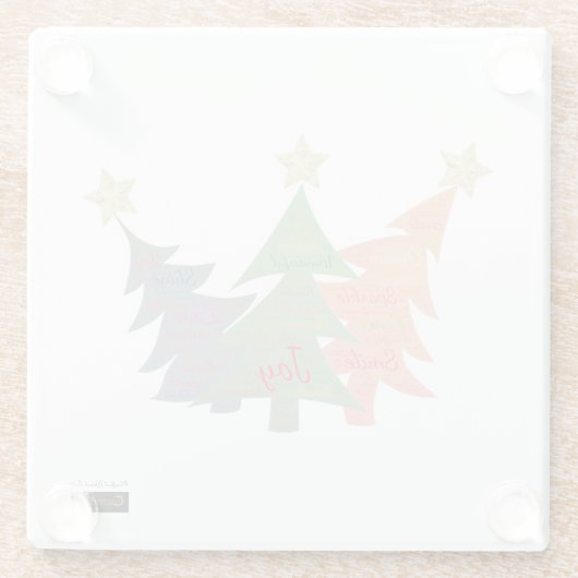 Mindful Word Art - Untersetzer (Rückseite)