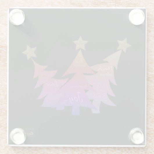 Mindful Word Art - Untersetzer (Rückseite)