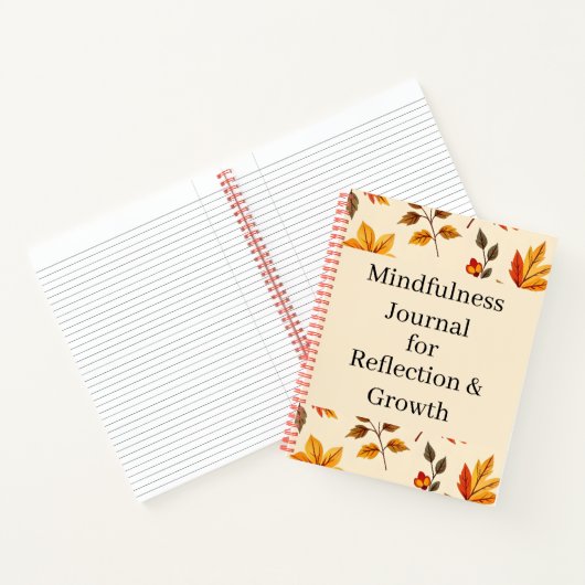 "Mindfulfilling Journal" | Reflektion und Wachstum Notizblock (Innenseite)