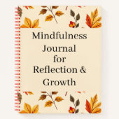 "Mindfulfilling Journal" | Reflektion und Wachstum Notizblock (Vorderseite)