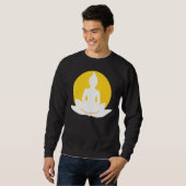 Mindfulness Buddha Buddhism Spiritual Yoga Meditat Sweatshirt (Vorne ganz)