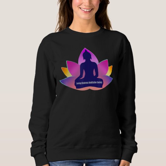 Mindfulness Buddha Buddhism Spiritual Yoga Meditat Sweatshirt (Vorderseite)