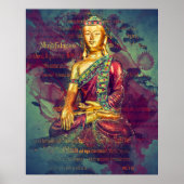 Mindfulness Buddha Poster (Vorne)