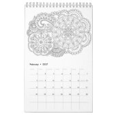 Mindfulness-Farbton-Kalender 2018 Kalender (Feb 2027)
