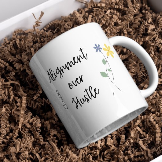 Mindfulness-Kaffeetasse Positive Motivationsbotsch Tasse