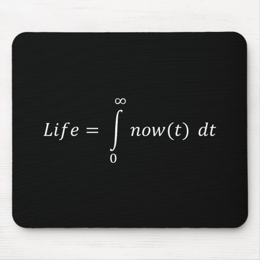 Mindfulness: Leben entsprechend Mathe Mousepad (Vorne)