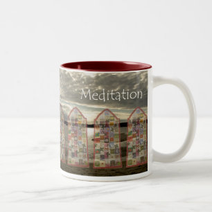 Mindfulness-Meditations-Tasse Zweifarbige Tasse