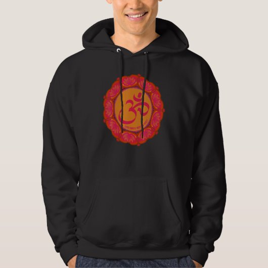 Mindfulness Om Ohm Mandala Buddhism Yoga Meditatio Hoodie (Vorderseite)
