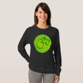 Mindfulness Om Ohm Mandala Buddhism Yoga Meditatio T-Shirt (Vorne ganz)