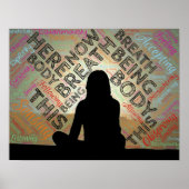 MINDFULNESS Poster Medizin Atemstille (Vorne)