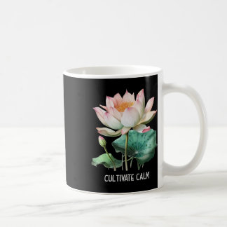 Mindfulness Saying Minimal Yoga Tee Cultivate Calm Kaffeetasse