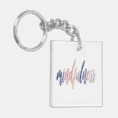 Mindfulness Schlüsselanhänger (Vorderseite links)