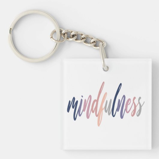 Mindfulness Schlüsselanhänger (Vorderseite)