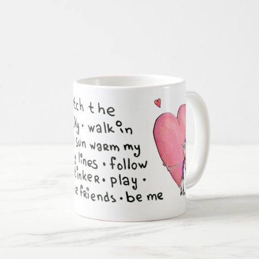 Mindfulness-Tasse Kaffeetasse (VorderseiteRechts)