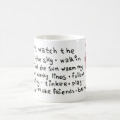 Mindfulness-Tasse Kaffeetasse (Mittel)