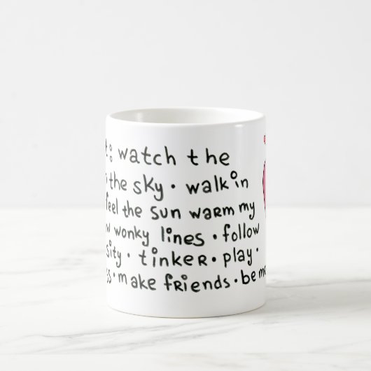 Mindfulness-Tasse Kaffeetasse (Mittel)