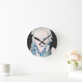 Mindi Kilty Runde Wanduhr (Zuhause)