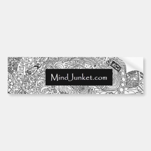 MindJunket.com Autoaufkleber (Vorne)