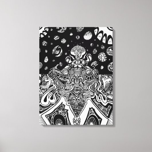 Mindmelt Phrame Leinwanddruck (Vorderseite)